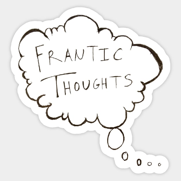 Frantic Thoughts Podcast Logo Sticker by franticsociety